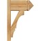 Ekena Millwork Balboa Arts & Crafts Rough Sawn Outlooker, Western Red Cedar, 8"W x 16"D x 24"H OUT08X16X24BOA03RWR - alternate 4
